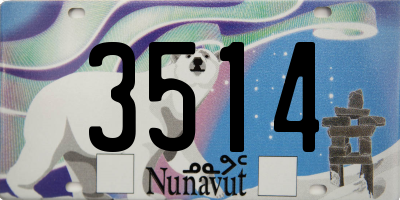 NU license plate 3514