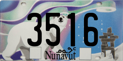 NU license plate 3516