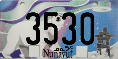 NU license plate 3530