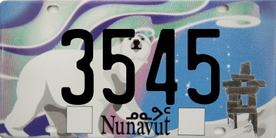 NU license plate 3545