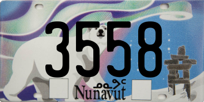 NU license plate 3558