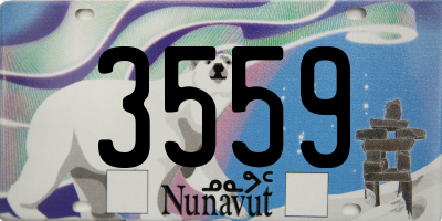 NU license plate 3559