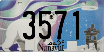 NU license plate 3571