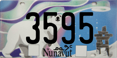 NU license plate 3595