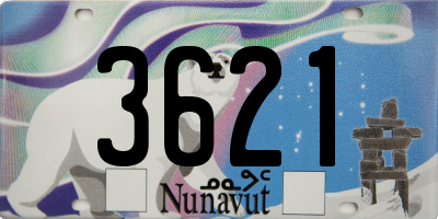 NU license plate 3621