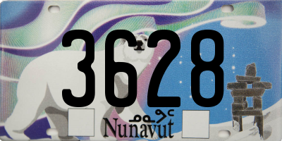 NU license plate 3628