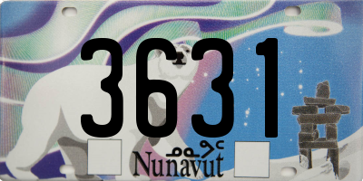 NU license plate 3631