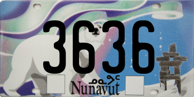 NU license plate 3636