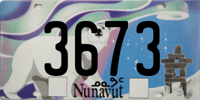 NU license plate 3673