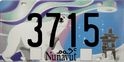 NU license plate 3715