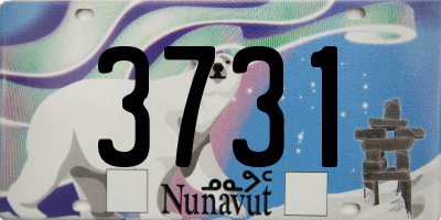 NU license plate 3731