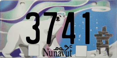 NU license plate 3741