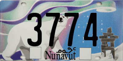 NU license plate 3774