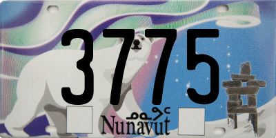 NU license plate 3775