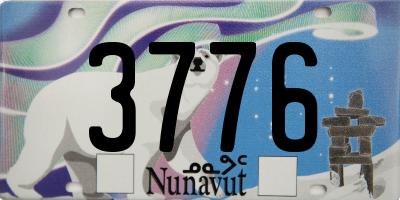 NU license plate 3776