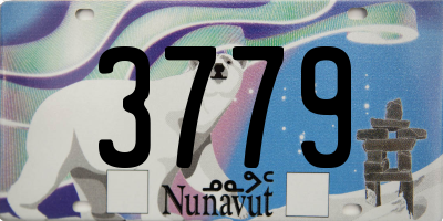 NU license plate 3779