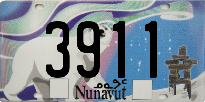 NU license plate 3911