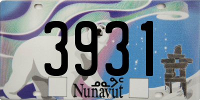 NU license plate 3931