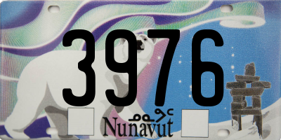 NU license plate 3976