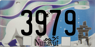 NU license plate 3979