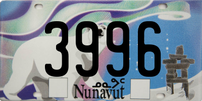 NU license plate 3996