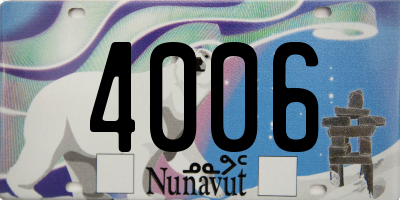 NU license plate 4006