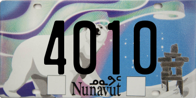 NU license plate 4010