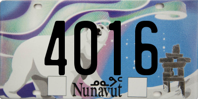 NU license plate 4016