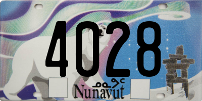 NU license plate 4028