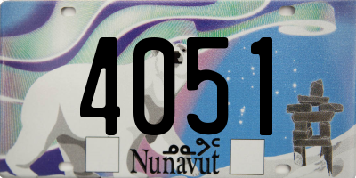 NU license plate 4051