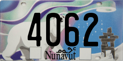 NU license plate 4062