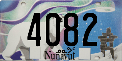 NU license plate 4082