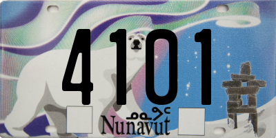 NU license plate 4101