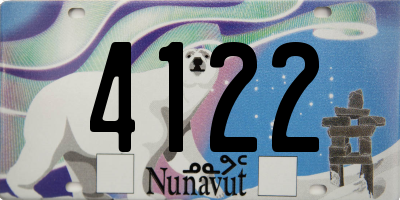 NU license plate 4122