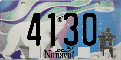 NU license plate 4130