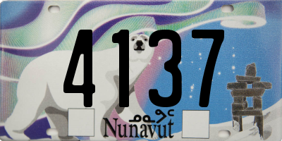 NU license plate 4137