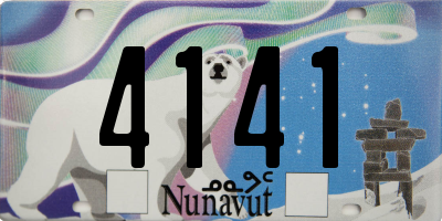 NU license plate 4141