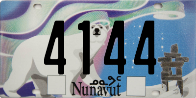 NU license plate 4144