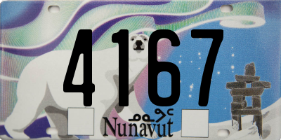 NU license plate 4167