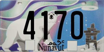 NU license plate 4170