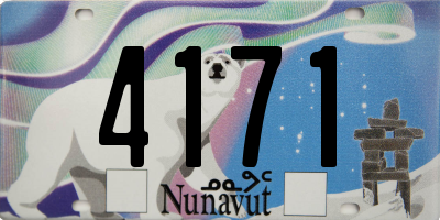 NU license plate 4171