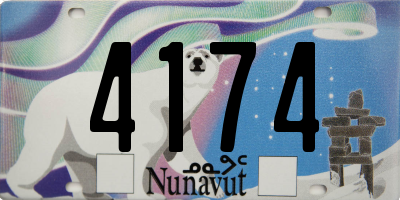 NU license plate 4174