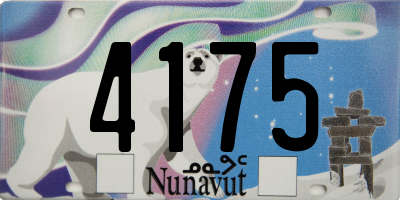 NU license plate 4175