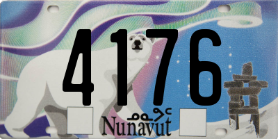 NU license plate 4176