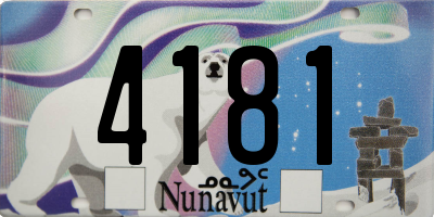 NU license plate 4181