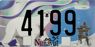 NU license plate 4199