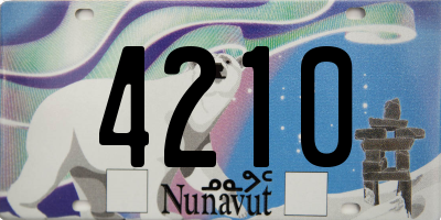 NU license plate 4210