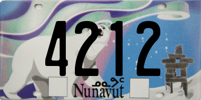 NU license plate 4212