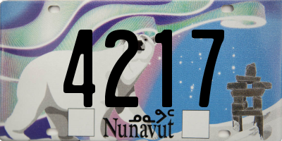 NU license plate 4217