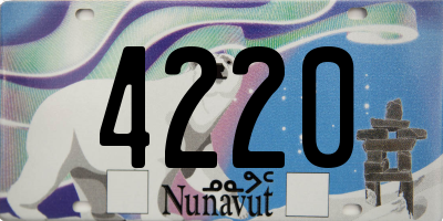 NU license plate 4220